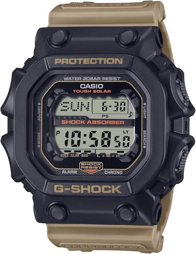 GX-56TU-1A5DR_Casio – MEN – BLACK/BEIGE – 53.6MM – QuartzBLACK/BEIGE