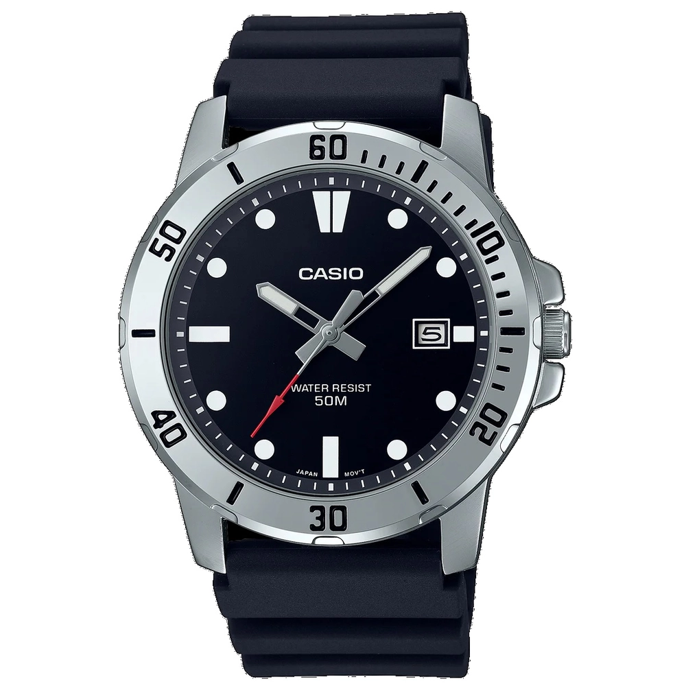 MTP-VD01-1EVUDF_Casio – Men – SILVER – 45MM – QuartzSILVER