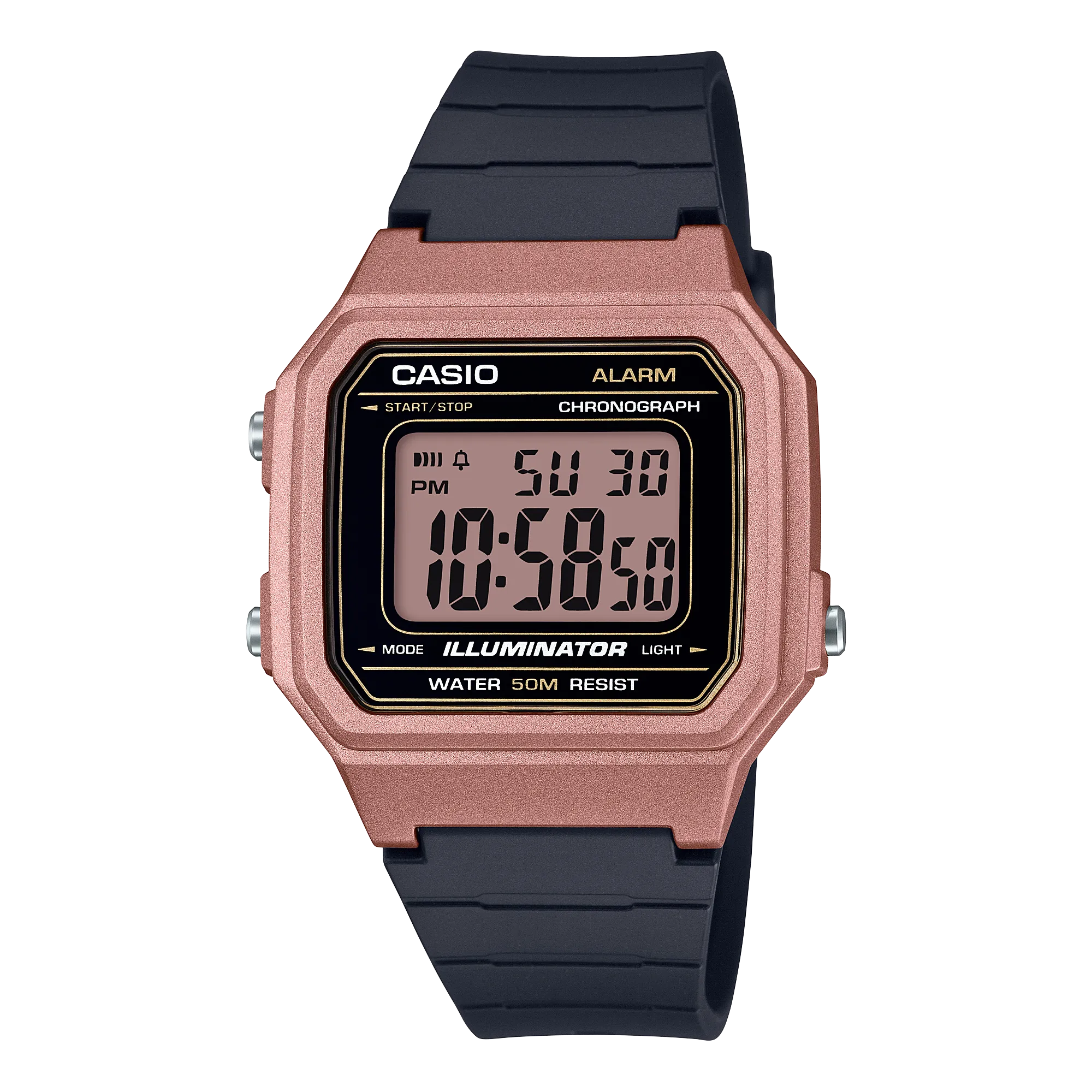 W-217HM-5AVDF_Casio – Men – BLACK – 41.2MM – QuartzBLACK