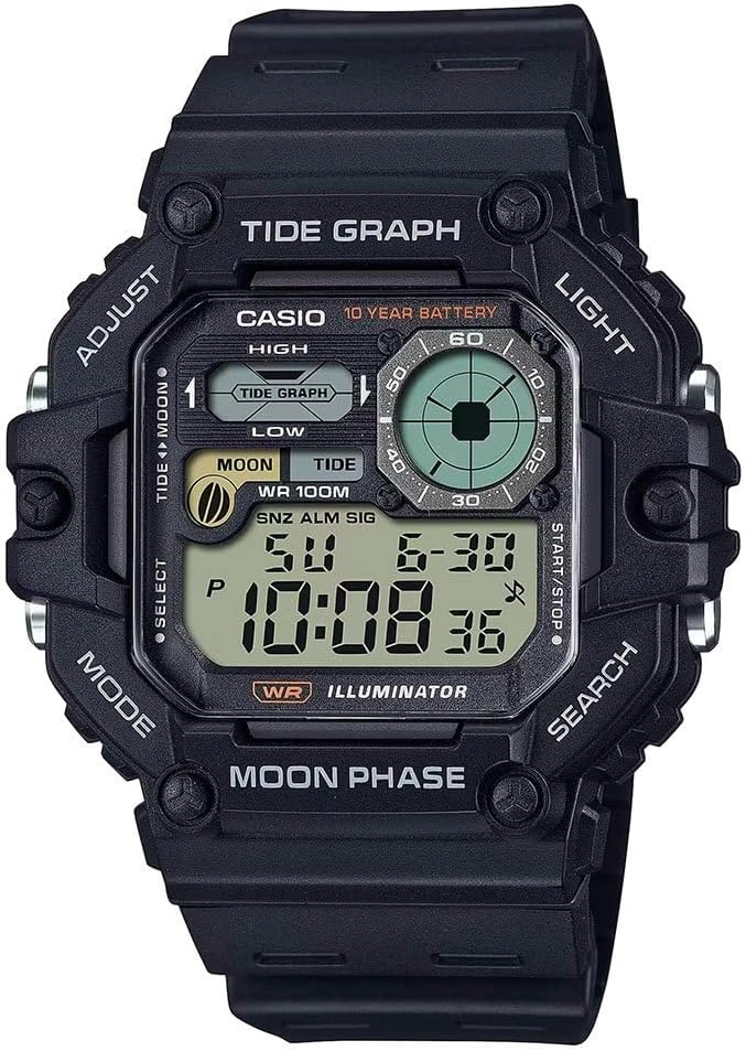 WS-1700H-1AVDF_Casio – Men – BLACK – 48.6MM – QuartzBLACK