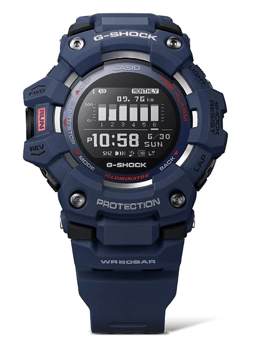 GBD-100-2DR_Casio – Men – Blue – 49MM – QuartzBlue