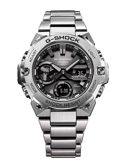 GST-B400D-1ADR_Casio – Men – Silver – 49MM – QuartzSilver