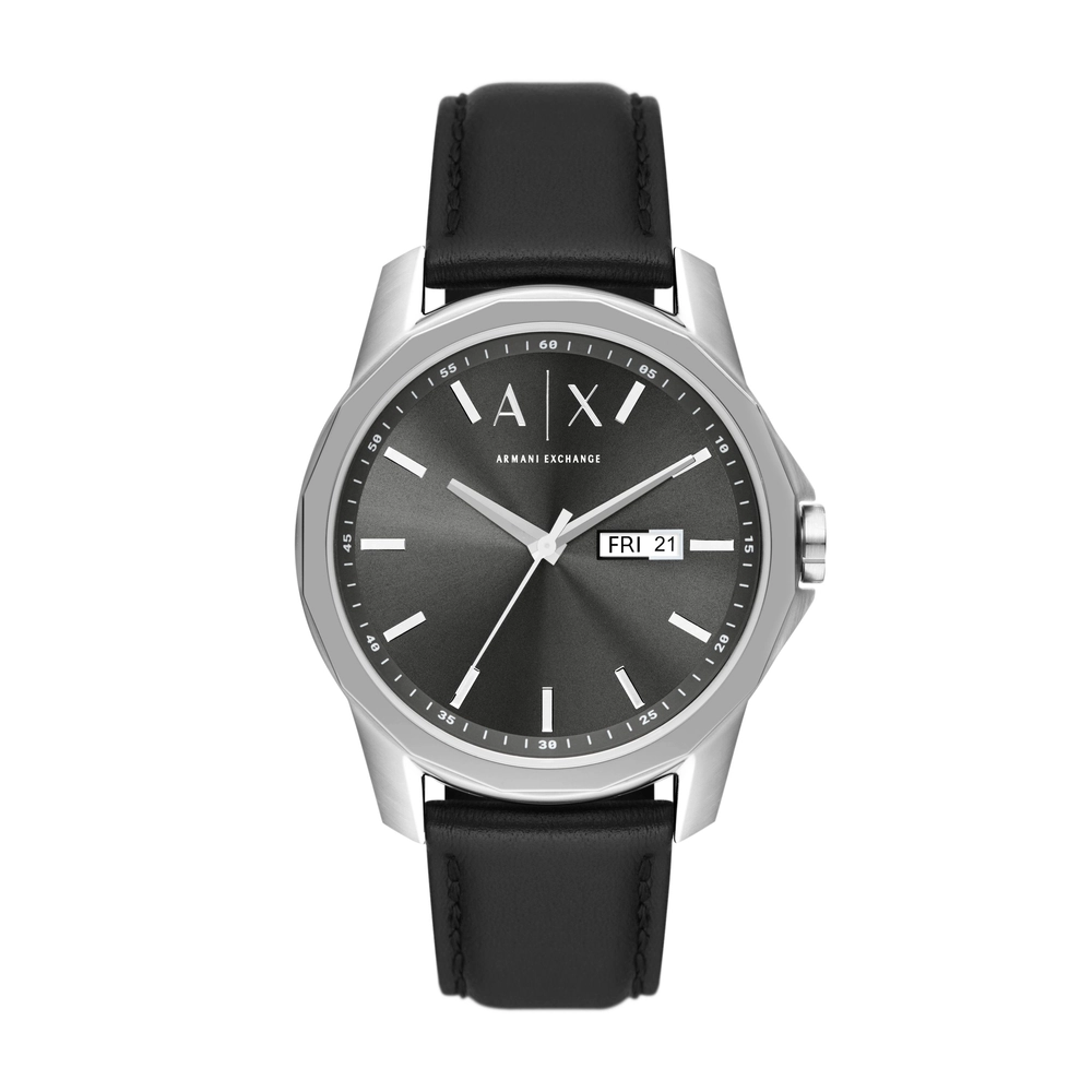 ARMANI EXCHANGE WATCH - AX1735 - MEN - BLACK - 44MM - QUARTZ/3 HAND DAY-DATEBLACK