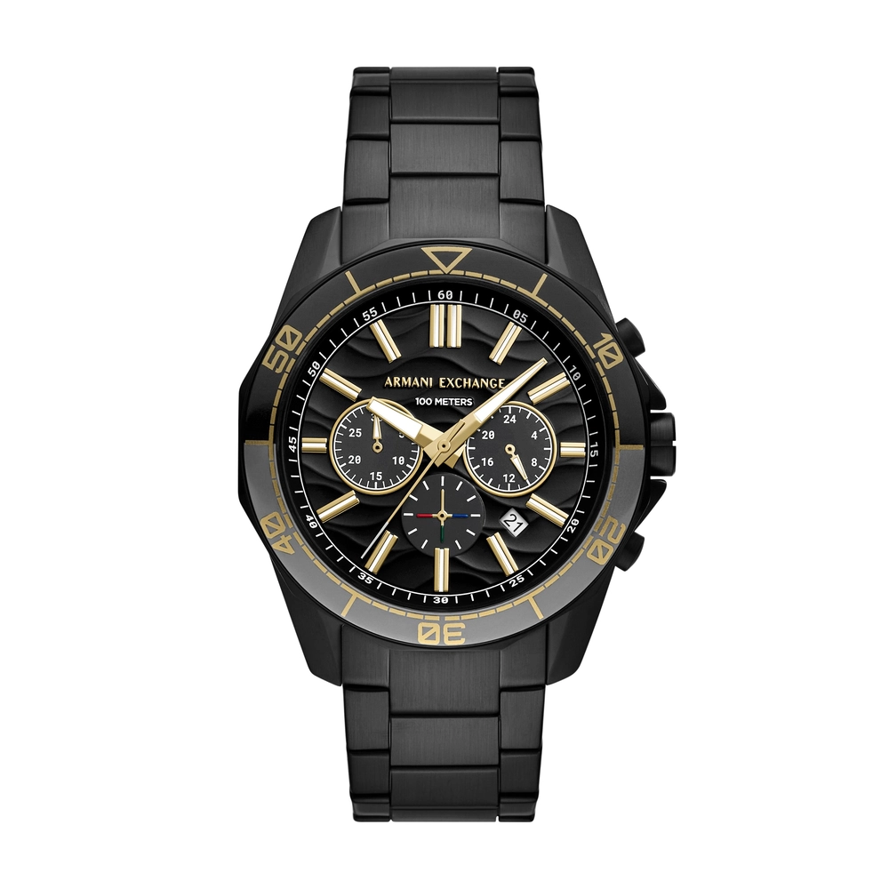 ARMANI EXCHANGE WATCH - AX1963 - MEN - BLACK - 44MM - QUARTZ/CHRONOBLACK