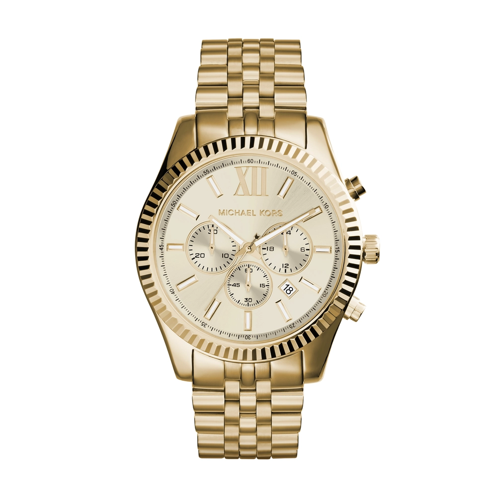 MICHAEL KORS WATCH - MK8281 - UNISEX - 44MM - GOLD - QuartzGOLD