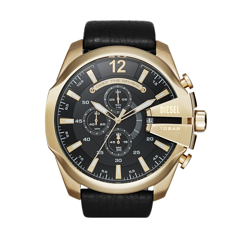 DIESEL WATCH - DZ4344 - MEN - 51MM - GOLD - QuartzBLACK