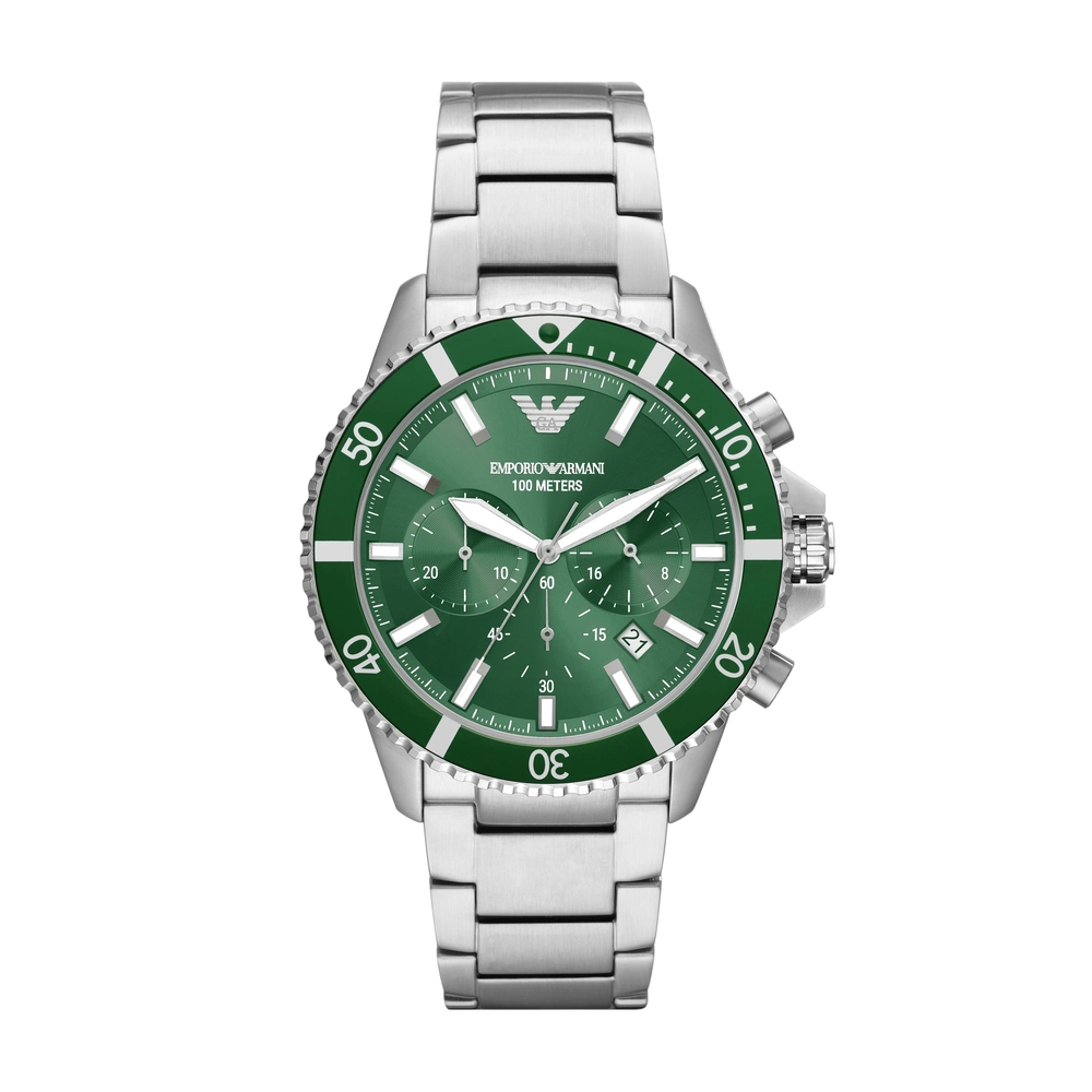 Emporio-Armani - AR11500 - MEN - SILVER - 43MM - QuartzSILVER