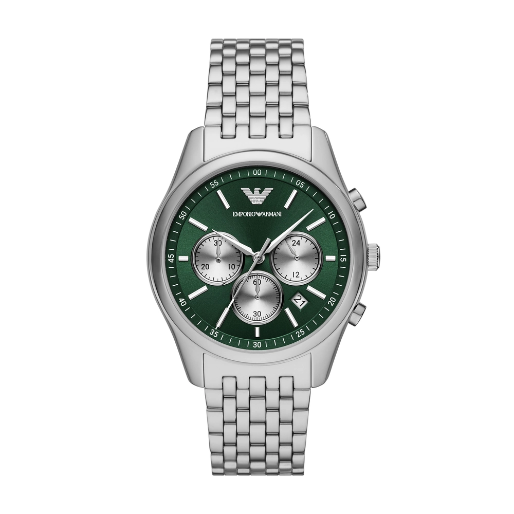 Emporio-Armani - AR11581 - MEN - SILVER - 41MM - QuartzSILVER