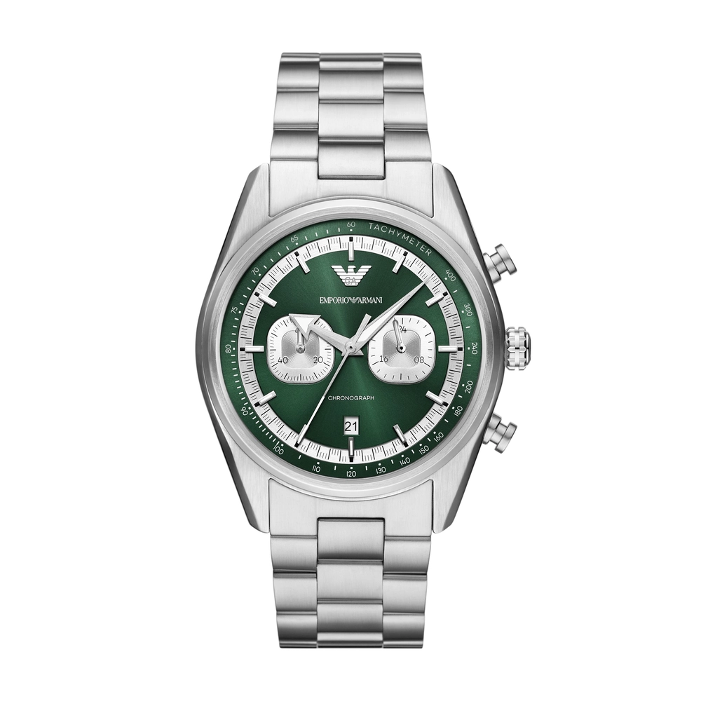 Emporio-Armani - AR11637 - MEN - SILVER - 42MM - QuartzSILVER