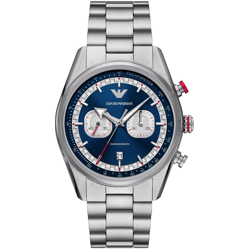 Emporio-Armani - AR11676 - MEN - SILVER - 42MM - QuartzSILVER
