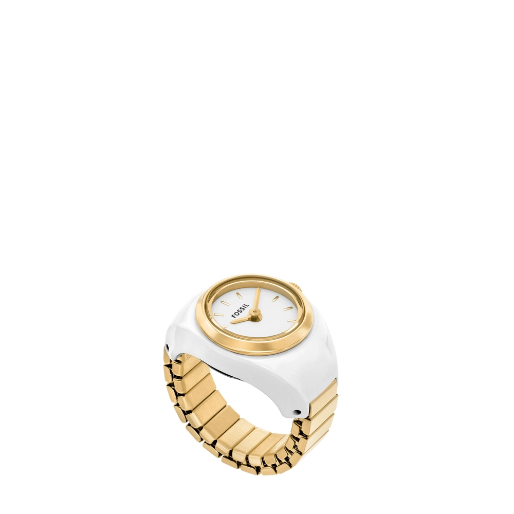 FOSSIL DF WATCHES - ES5412 - WOMEN - WHITE - 15MM - QuartzGOLD