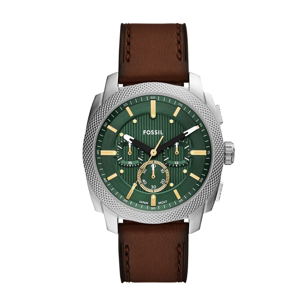 FOSSIL DF WATCHES - FS6100 - MEN - SILVER - 44MM - QuartzBROWN