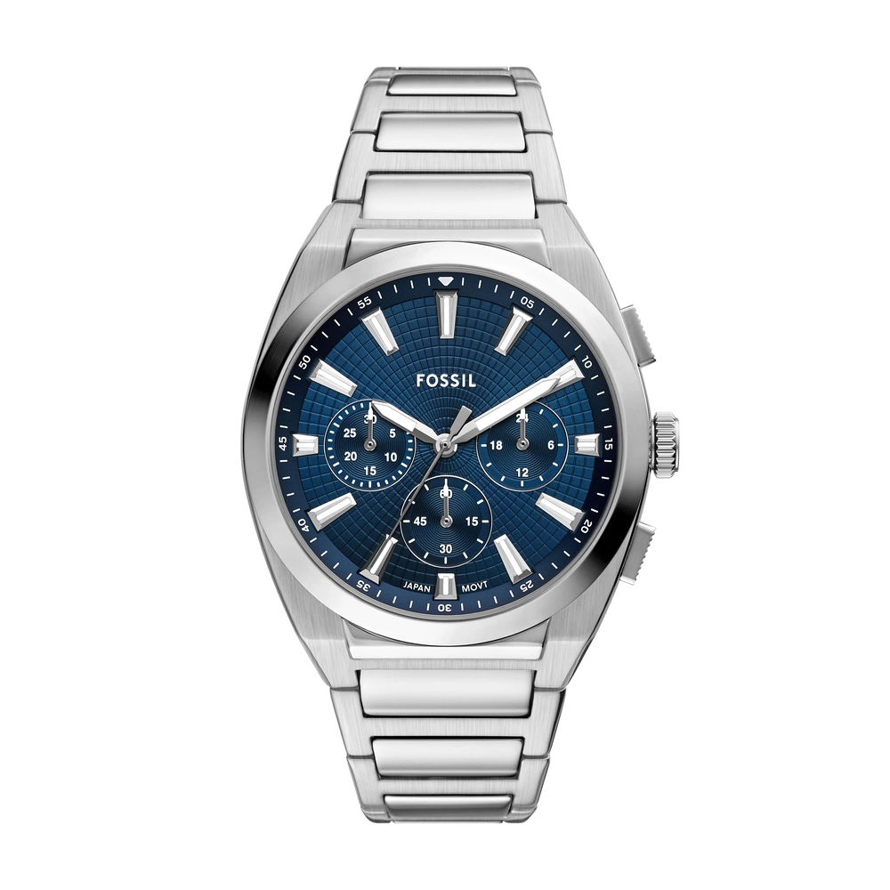 FOSSIL DF WATCHES - FS6104 - MEN - SILVER - 44MM - QuartzSILVER
