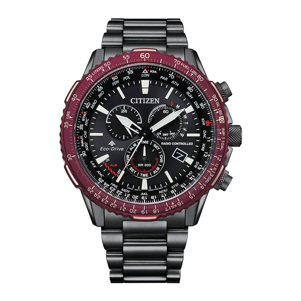 CITIZEN Watches - CB5009-55E - Eco-Drive Light PoweredStainless Steel with Gray Ion Plating Strap