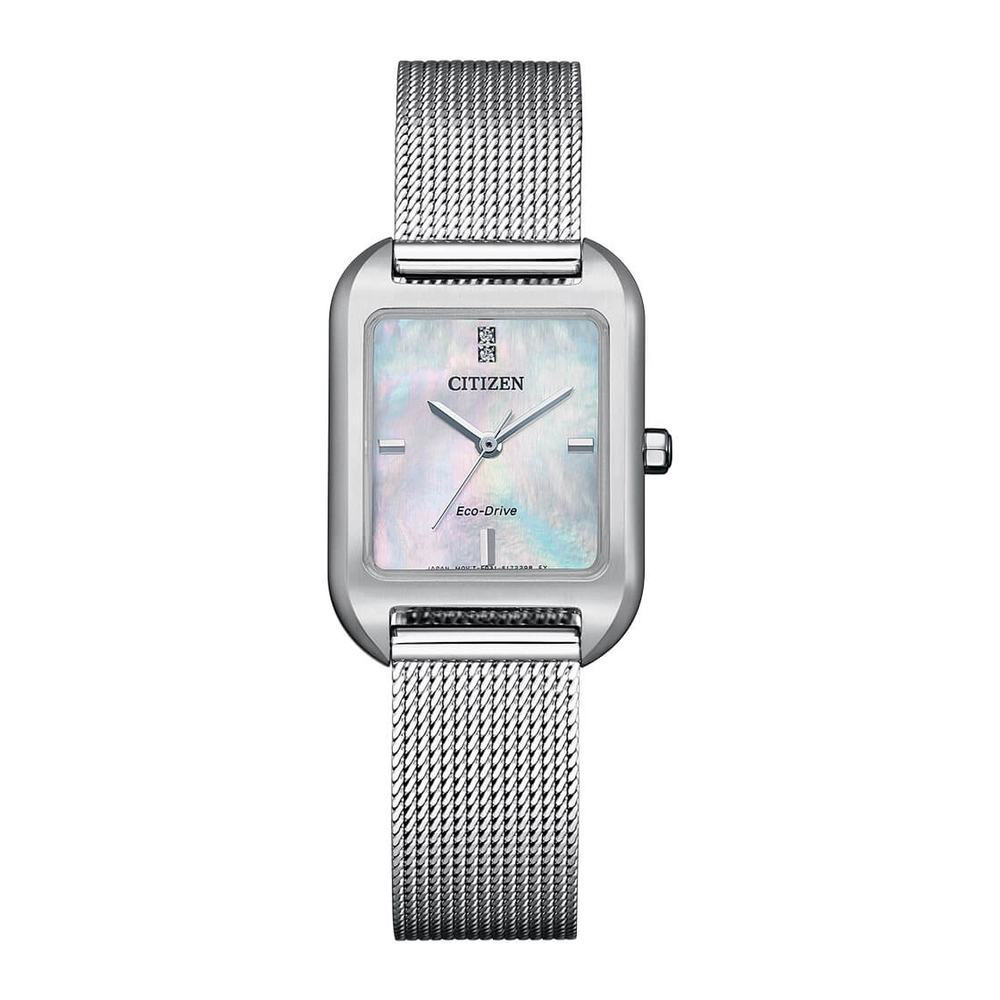 CITIZEN Watches - EM0491-81D - Eco-Drive Light PoweredStainless Steel Mesh