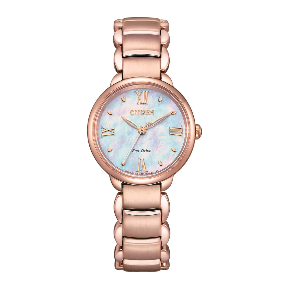 CITIZEN Watches - EM0928-84D - Eco-Drive Light PoweredStainless Steel with Pink Gold Plating Strap