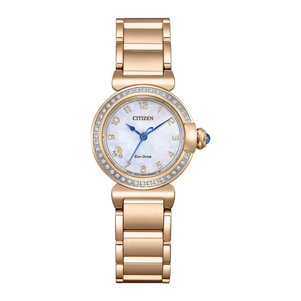 CITIZEN Watches - EM1123-89D - Eco-Drive Light PoweredStainless Steel with Rose Gold Plating Strap