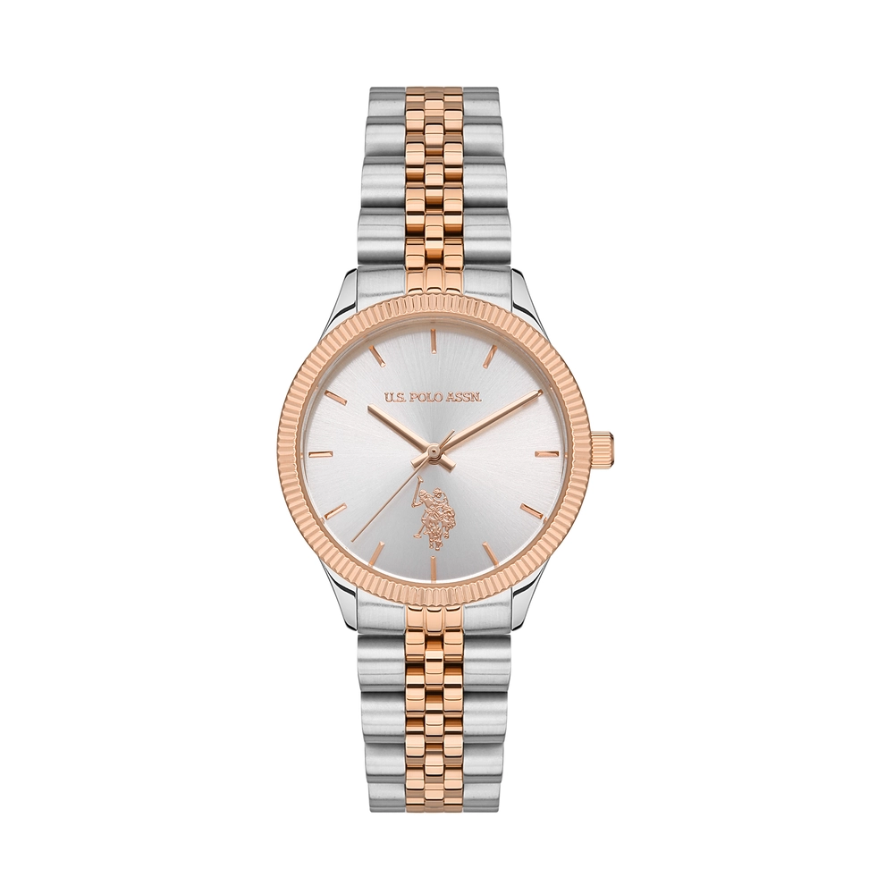 U.S. POLO ASSN. - USPA2061-03 - LADY - Metallic Gray / Rose GoldMetallic Gray / Rose Gold