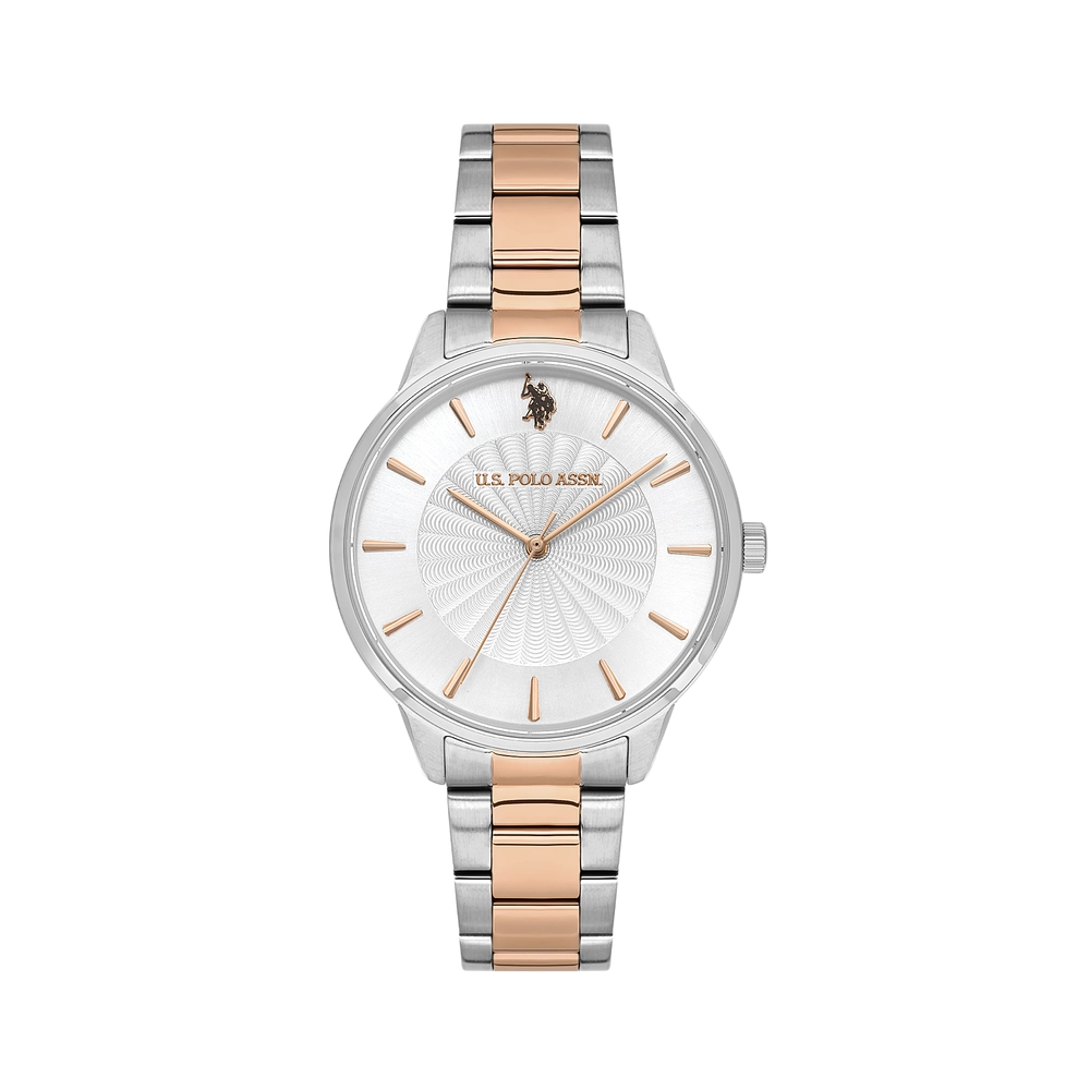 U.S. POLO ASSN. - USPA2095-02 - LADY - Metallic Gray / Rose GoldMetallic Gray / Rose Gold