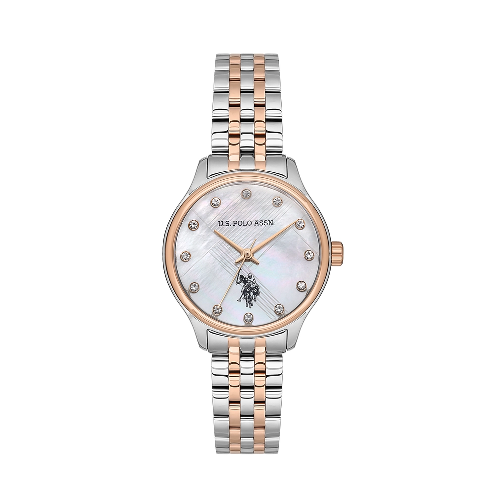 U.S. POLO ASSN. - USPA2071-04 - LADY - Metallic Gray / Rose GoldMetallic Gray / Rose Gold