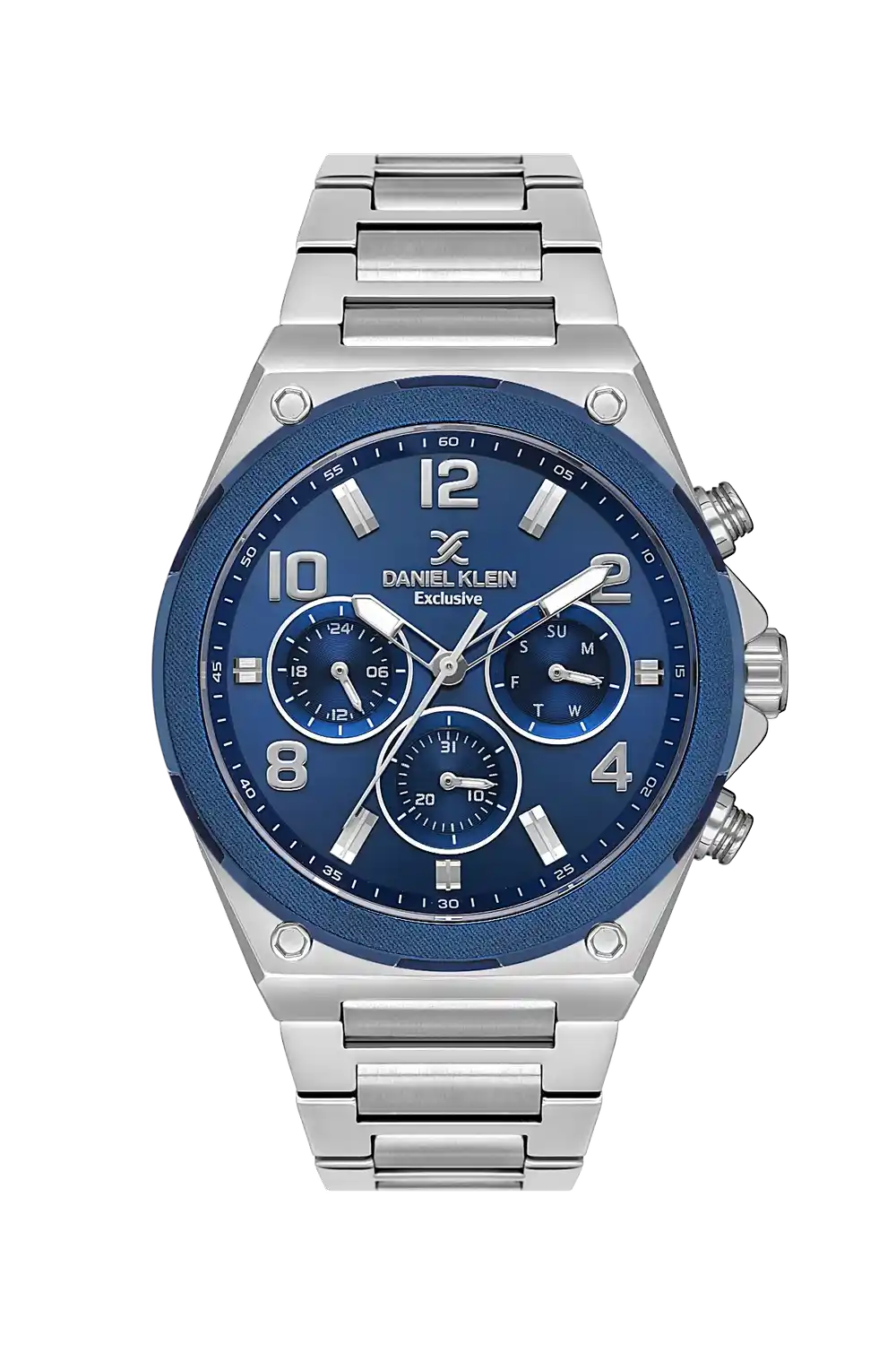 Daniel Klein - DK.1.13656-3 - Men's Watch – D.Blue Dial – 45mm – QuartzIPS