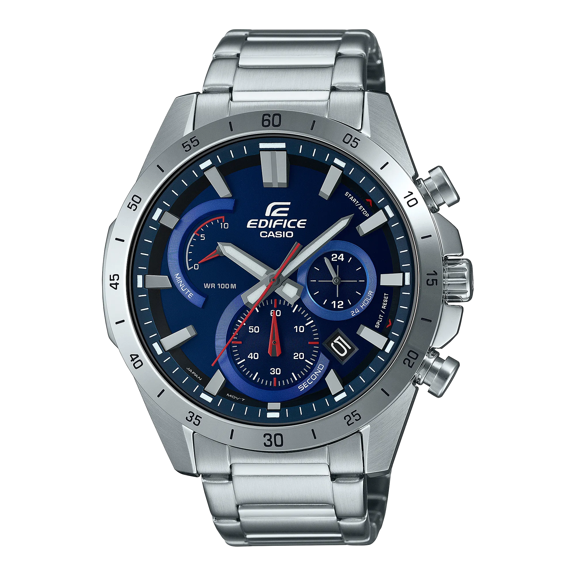 EFR-573D-2AVUDF_Casio – Men – Silver – 47.1MM – QuartzSilver