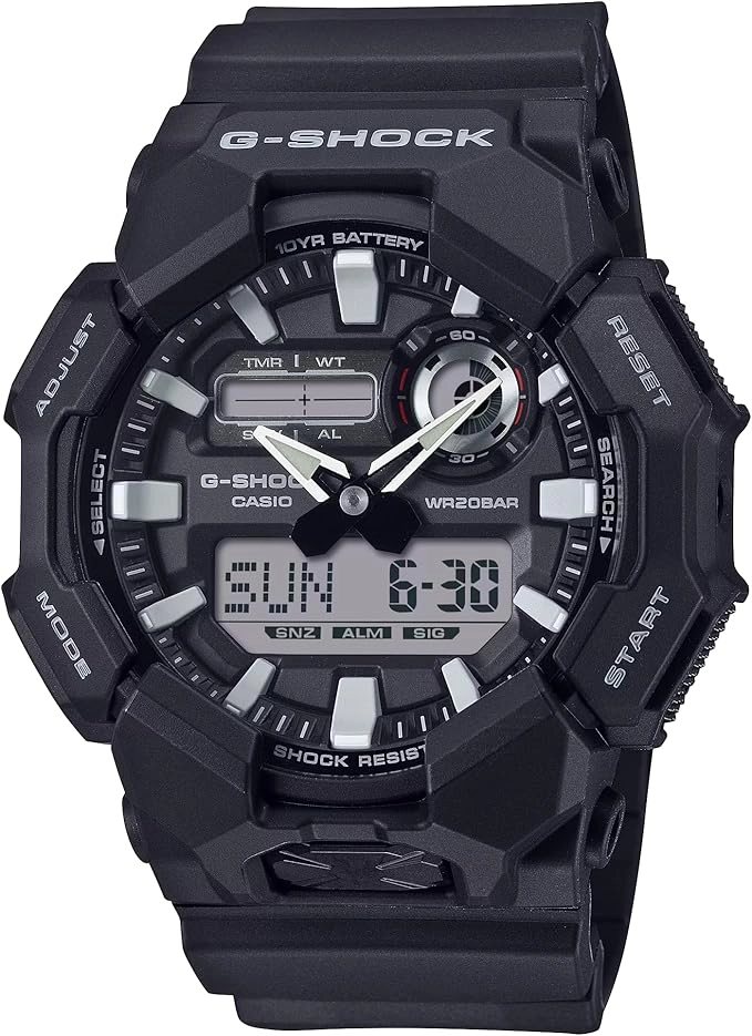 GA-010-1A1DR_Casio – MEN – BLACK – 51.9MM – QuartzBLACK