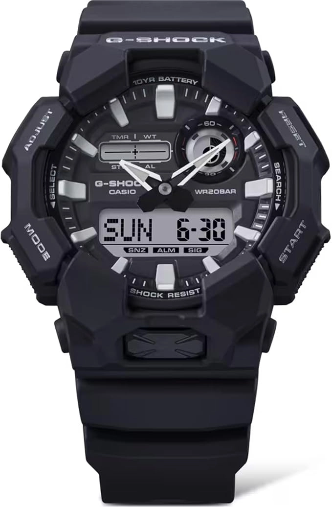 GA-010-1ADR_Casio – MEN – BLACK – 51.9MM – QuartzBLACK
