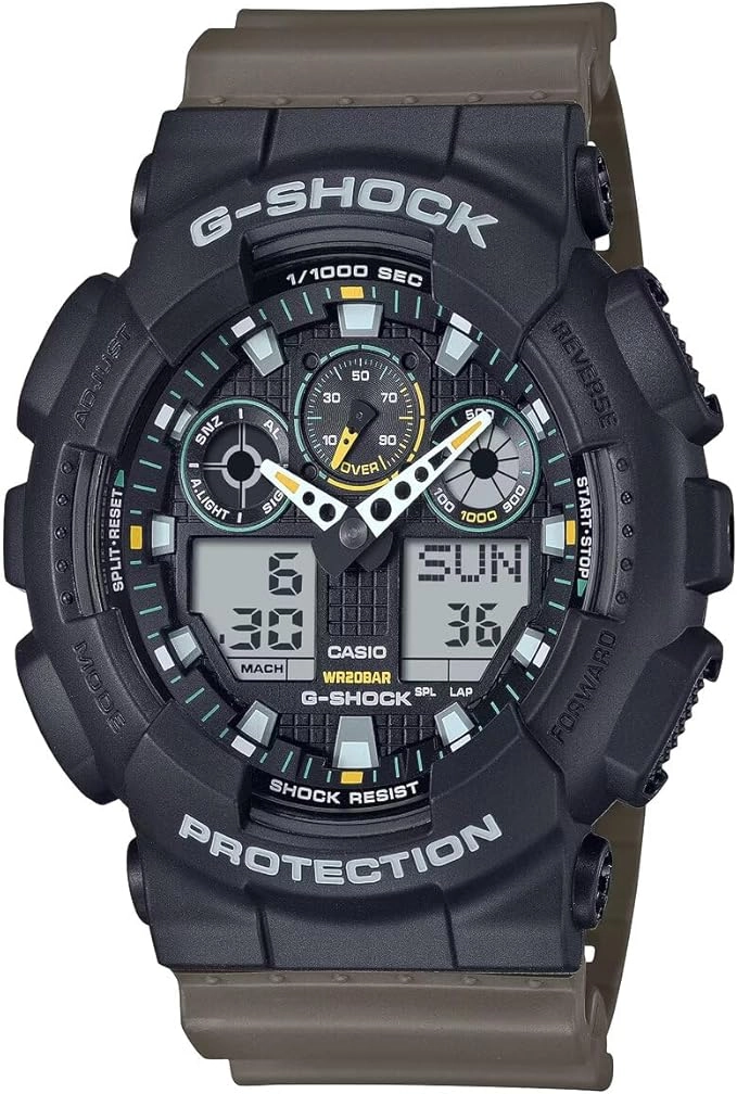 GA-100TU-1A3DR_Casio – MEN – BLACK/BEIGE – 51.2MM – QuartzBLACK/BEIGE