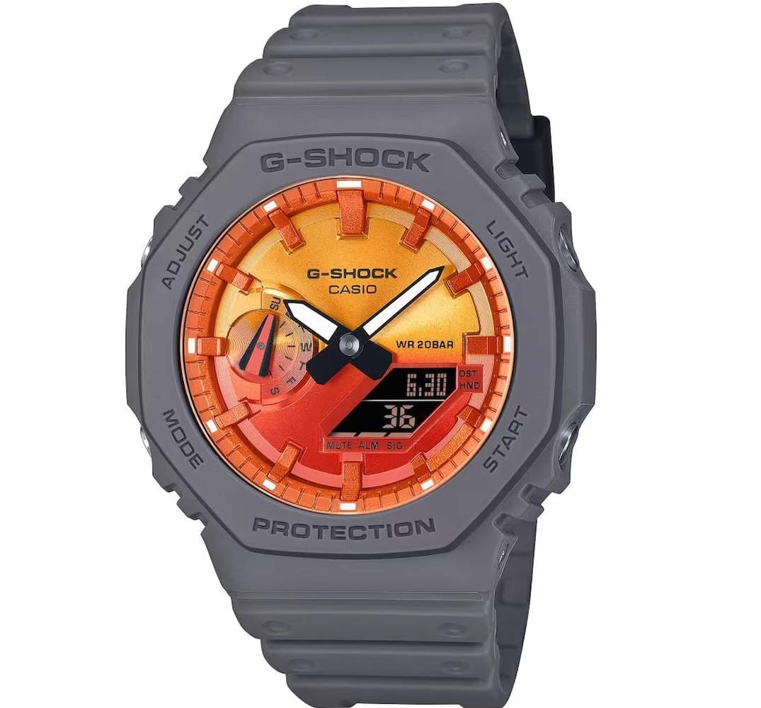 GA-2100FL-8ADR_Casio – MEN – GRAY – 45.4MM – QuartzGRAY