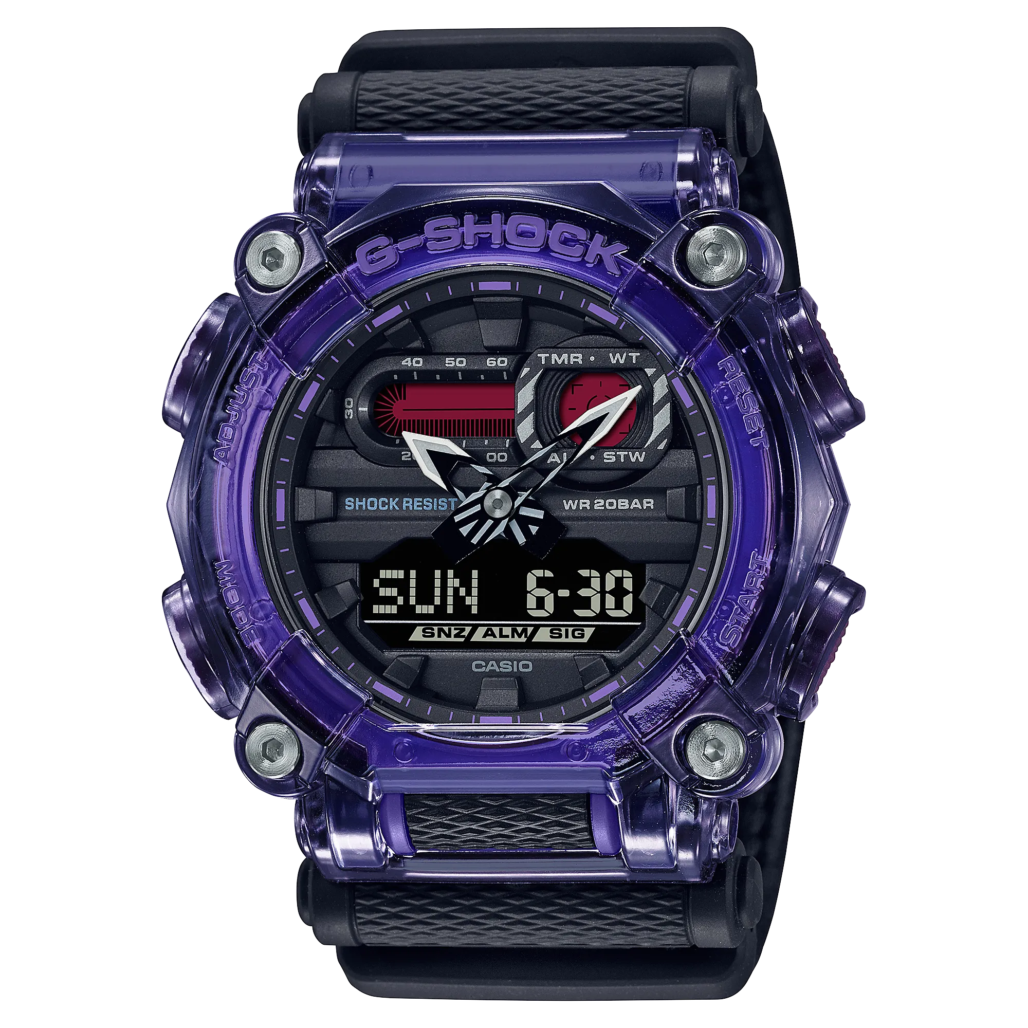 GA-900TS-6ADR_Casio – Men – BLACK – 49.5MM – QuartzBLACK