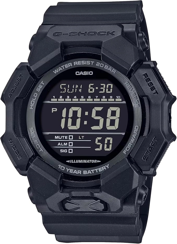 GD-010-1A1DR_Casio – MEN – BLACK – 51.9MM – QuartzBLACK