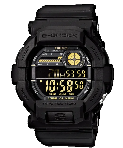 GD-350-1BDR_Casio – Men – Black – 49MM – QuartzBlack